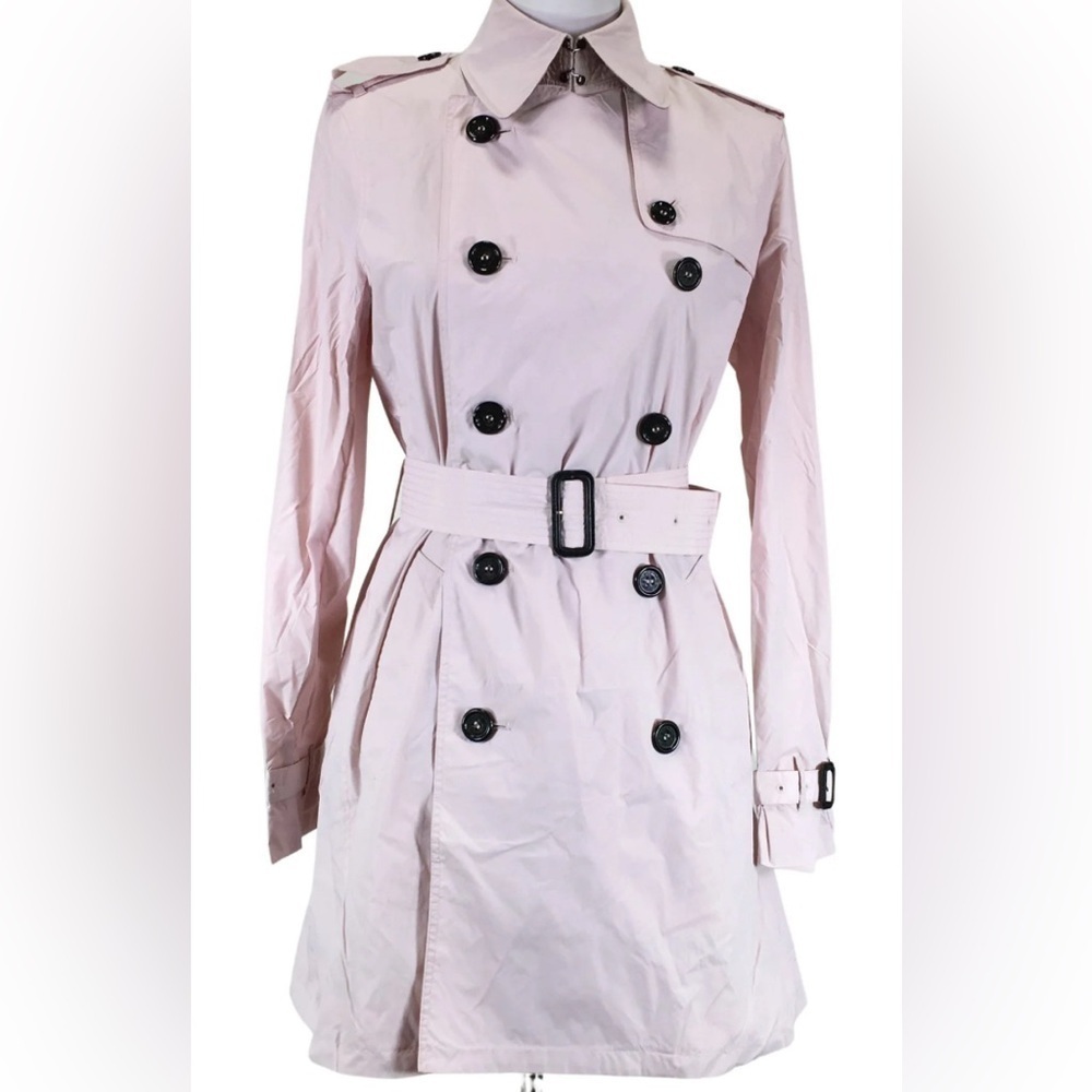 Burberry lavender lilac trench coat